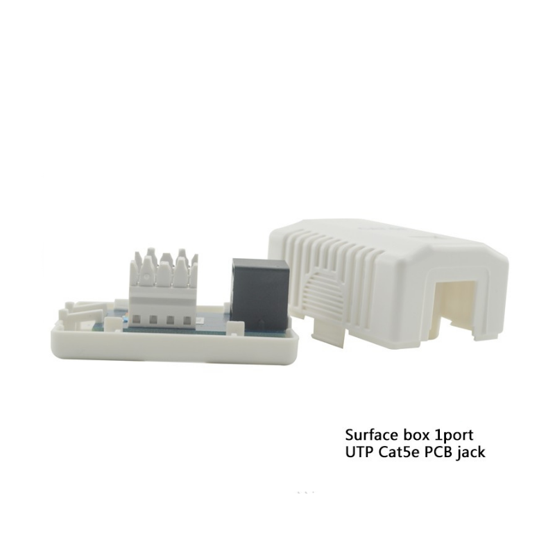 CAT5e UTP Surface Mount Box 1 Port