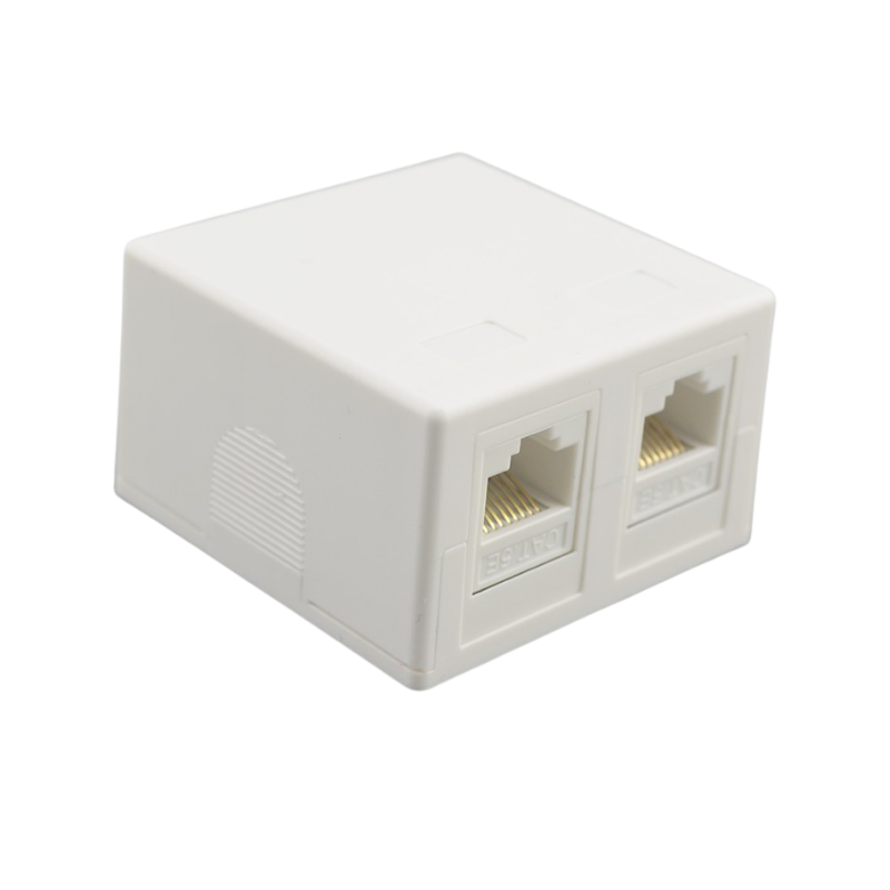 CAT5e UTP Surface Mount Box 2 Port
