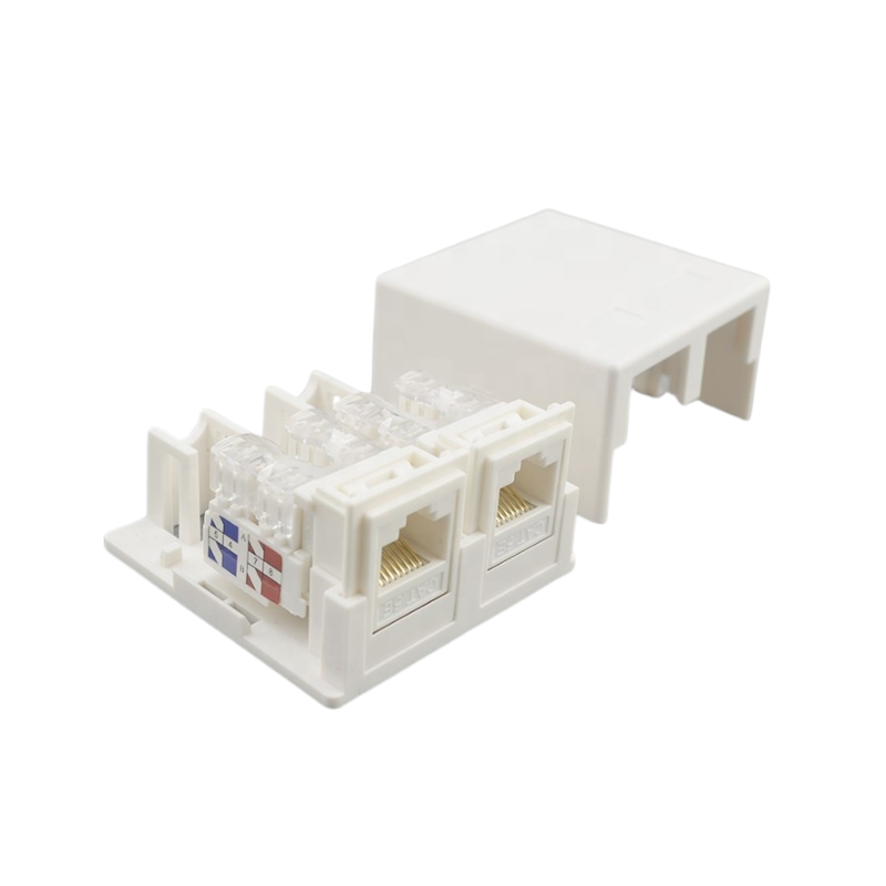 CAT5e UTP Surface Mount Box 2 Port
