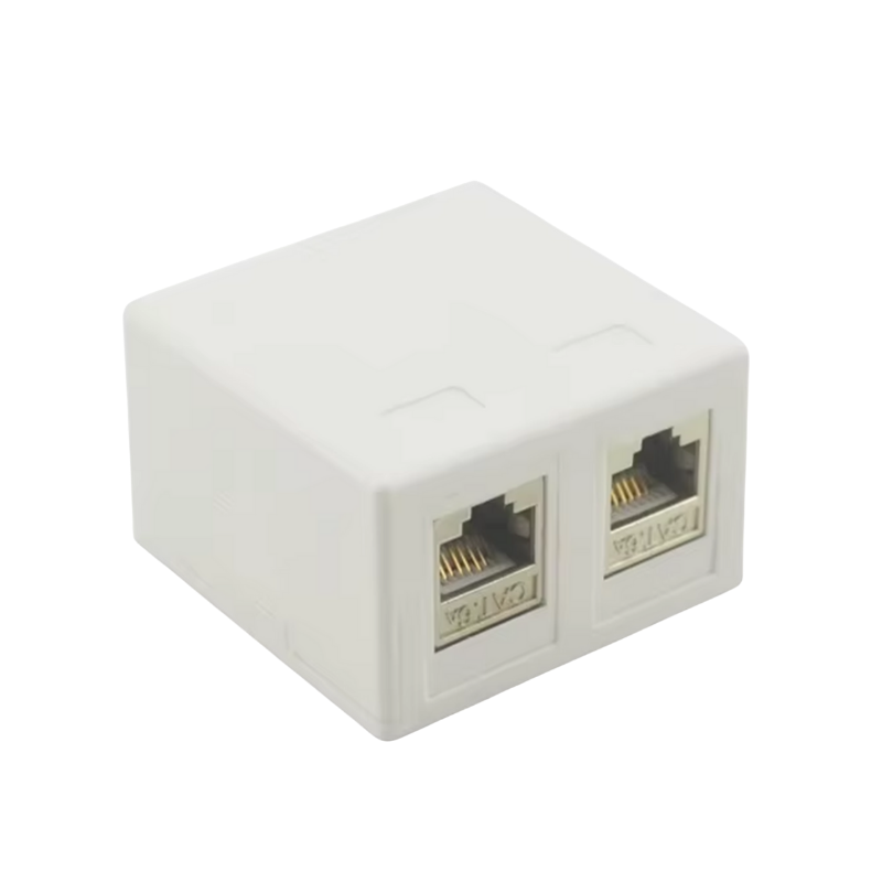 CAT6a FTP Surface Mount Box 2 Port